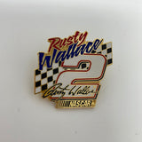 Rusty Wallace, NASCAR, Checkered Flag & #2 Lapel Pin