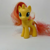 My Little Pony MLP FIM G4 Brushable Sunset Shimmer Unicorn Red Orange Aqua Eyes