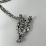 R2D2 Jointed Pendant Necklace 18"Chain 20th Century Fox 77 1.25 in Star Wars