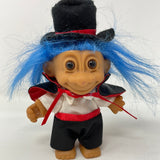 Russ Troll Doll Magician With Blue Hair
