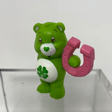 Vintage Care Bears Good Luck Bear Horseshoe PVC Figure 1983 Miniature Mini Lucky