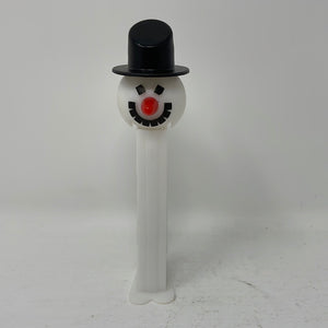 VINTAGE 1970 WHITE SNOWMAN PEZ DISPENSER MADE IN SLOVENIA RARE