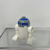 Lego Minifigure R2-D2 Star Wars Grey and Blue Head