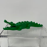 Lego Green Alligator Crocodile with 8 Teeth Animal Figure Minifigure