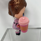 LOL Surprise Dolls Brown Sparkle Hair with Pink Glitter Dress