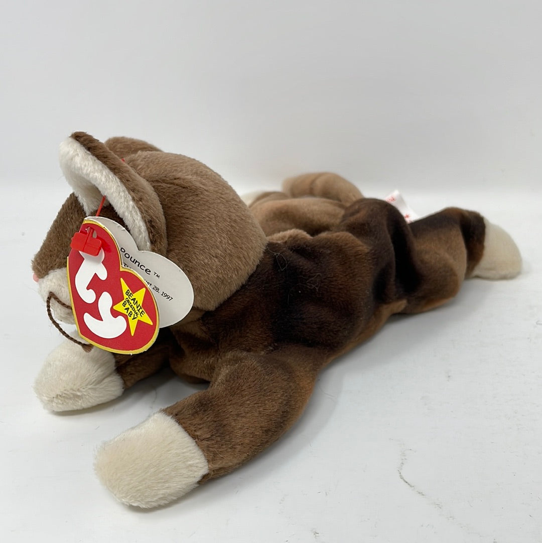 Ty Beanie Babies Collection POUNCE the Cat 1997 RETIRED