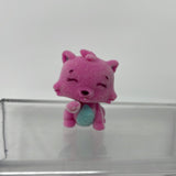Hatchimals Colleggtibles Pink Fuzzy Kittycat Cat Blue Wings Figure