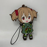 Sword Art Online Silica Shirika Green Cos Rubber Strap Key chain From Japan