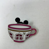 Alice in Wonderland Pink Tea Cup Individual Disney Park Trading Pin