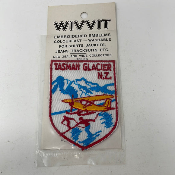 Wivvit Embroidered Emblems Tasman Glacier N.Z. Patch