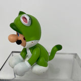 World of Nintendo Super Mario 3D World 2.5" Figure Cat Luigi Jakks