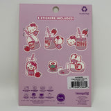 Loungefly Hello Kitty and Friends Milk Bottles Sticker Pack
