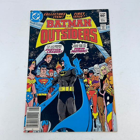 DC Comics Batman And The Outsiders #1 1983 Newsstand
