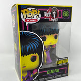 Funko Pop! Icons Elvira 40 Years Blacklight Entertainment Earth Exclusive Limited Edition Elvira 68