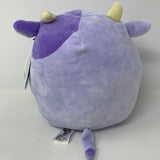 Squishmallows 8" Bubba Purple Cow NWT New Plush Stuffed Animal