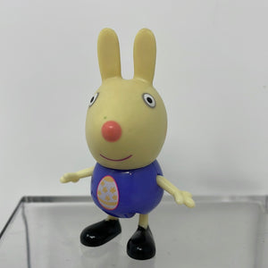 Peppa Pig Richard Rabbit Figure Purple Outfit Easter Egg