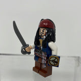 Lego Pirates Of The Caribbean Captain Jack Sparrow Minifigure