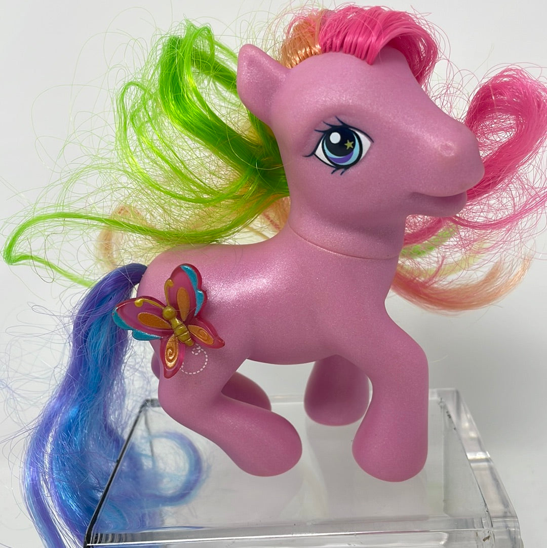 My Little Pony G3 Pink Pony With 3D Butterfly Cutie Mark And Rainbow H –  shophobbymall