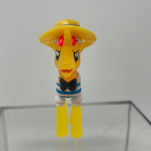 My Little Pony Hasbro G4 Blind Bag Mini Figure Flam (Mustache) Clear Neon