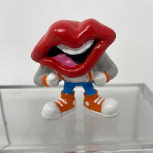 Hardees  Toy 2” Figurine Tang Trio Lips General Foods Applause Big Mouth Figure Tag