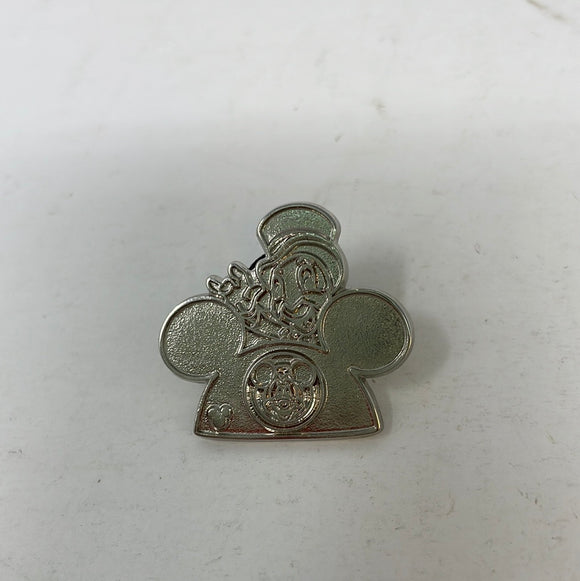 DISNEY TRADING PIN -  JIMINY CRICKET ON TOP OF MICKEY MOUSE EAR HAT - CHASER PIN