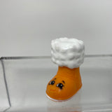 Shopkins Snug Ugg 3-049 Orange Winter Boot Shoe Fur Top Season 3