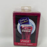 Coke Playing Cards Visit Our Fountain Coke Glass - New - Bicycle