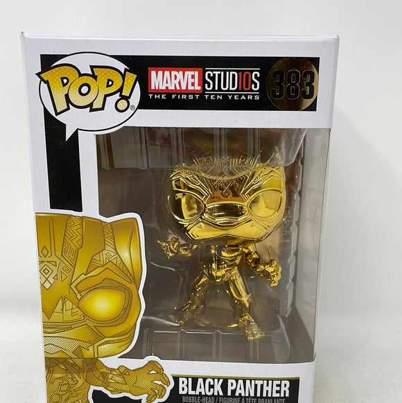 Funko Pop! Marvel Studios The First Ten Years Golden Black Panther 383