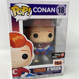 Funko Pop! TBS Conan O'Brien: 2018 Gamestop Exclusive Super Conan #18 NEW