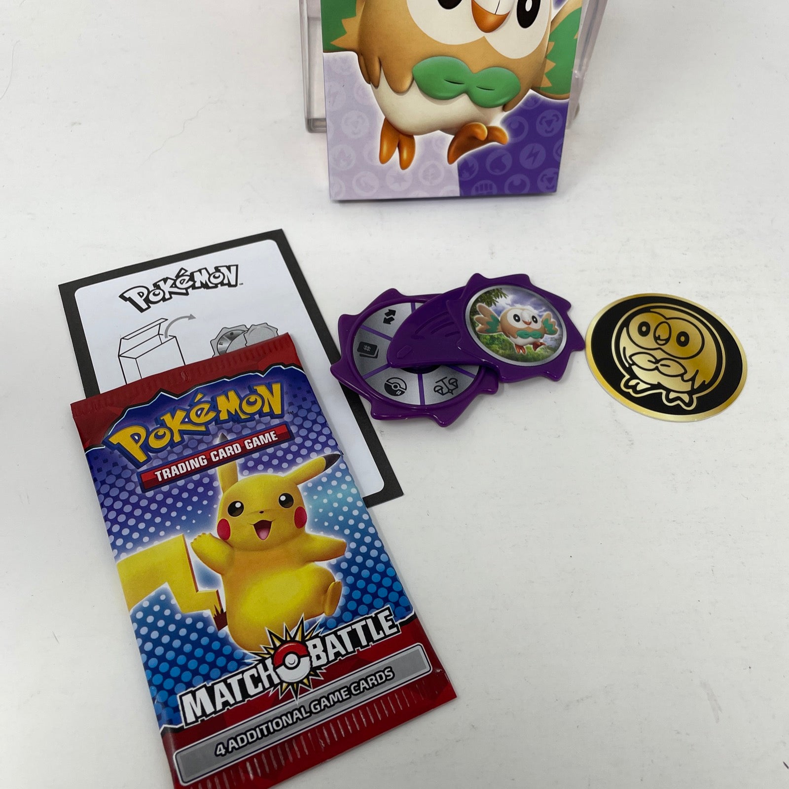 Pokemon 2022 McDonald's Rowlet 7 Purple – shophobbymall