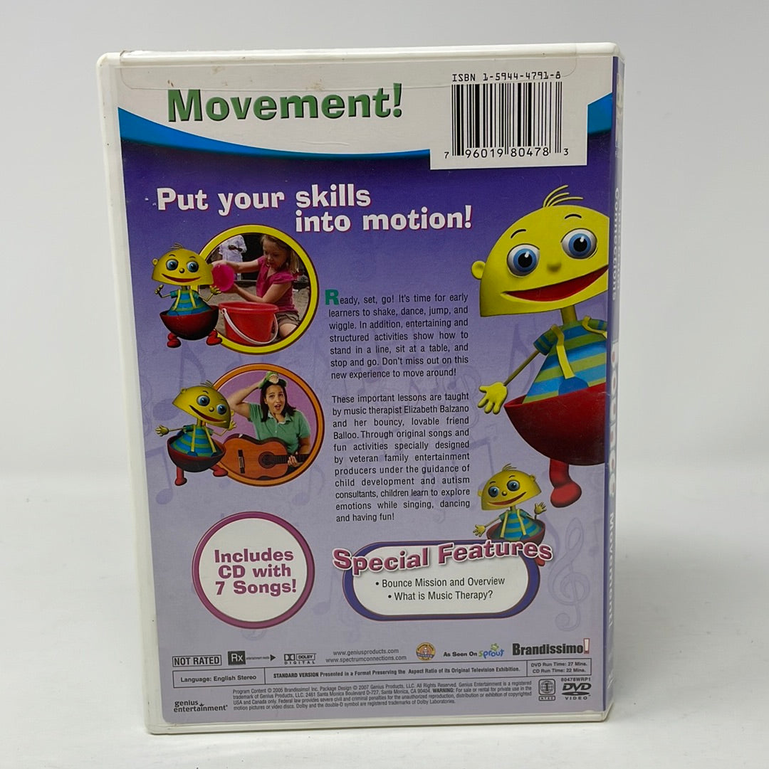 その他 Bounce: Let's Go! [DVD] Spectrum Connections Bounce Let's Go DVD With Bonus Cd Autism Rare