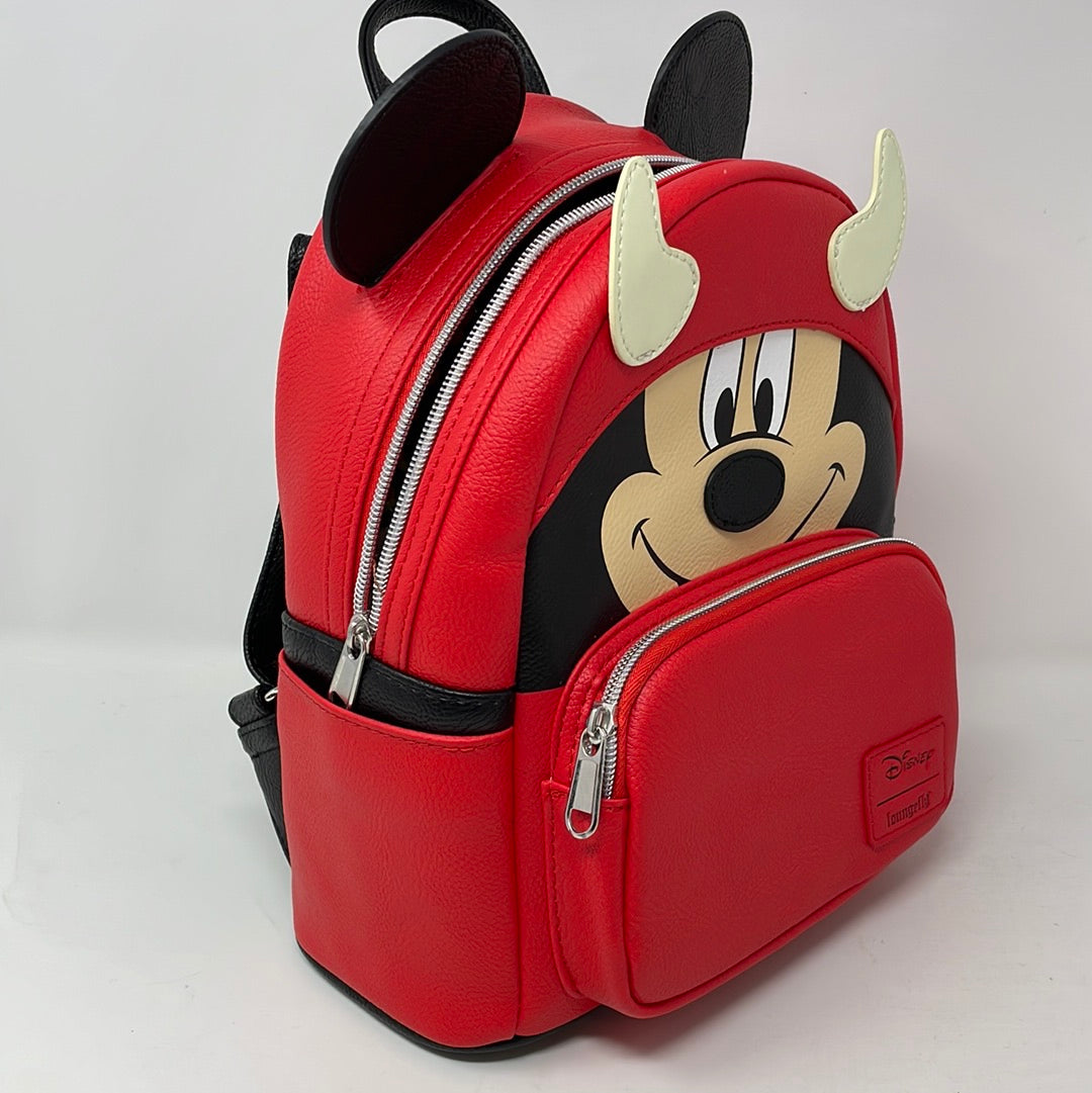 Red Devil Halloween Mickey Mouse offers GITD Loungefly Backpack