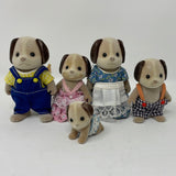 Calico Critters/sylvanian Families Beagle Dog Family Of 5