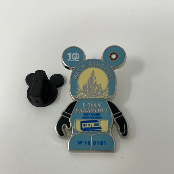 Vinylmation Mystery Pin Collection - Park #8 - Magic Kingdom Tencennial Passport Only
