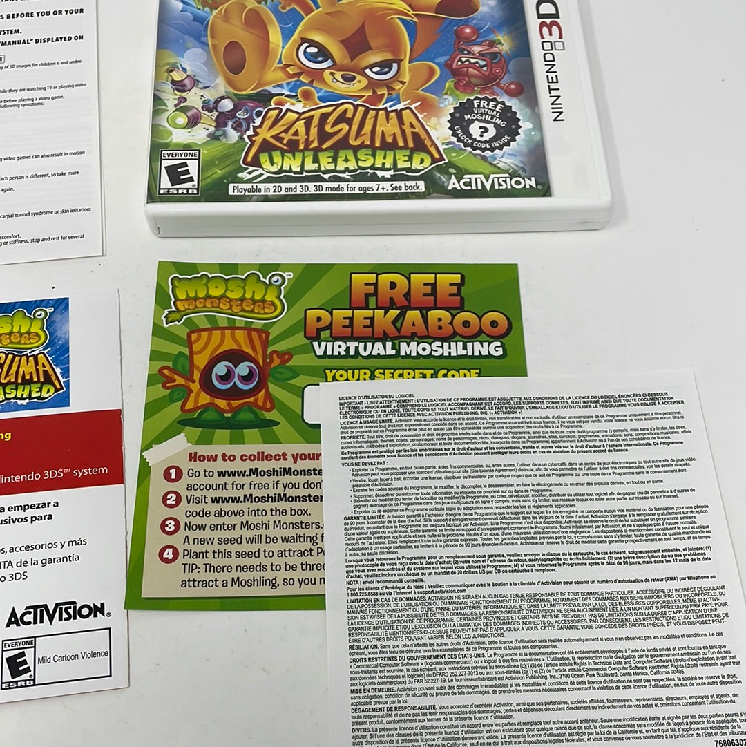 3ds moshi monsters 3DS Moshi Monsters: Katsuma Unleashed CIB – shophobbymall