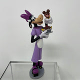 Disney Store Clarabelle Cow Figure PVC Roller skates Minnie's Diner Cake Topper