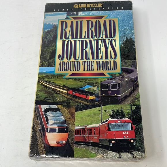 VHS Questar Video Collection Railroad Journeys Around The World Sealed