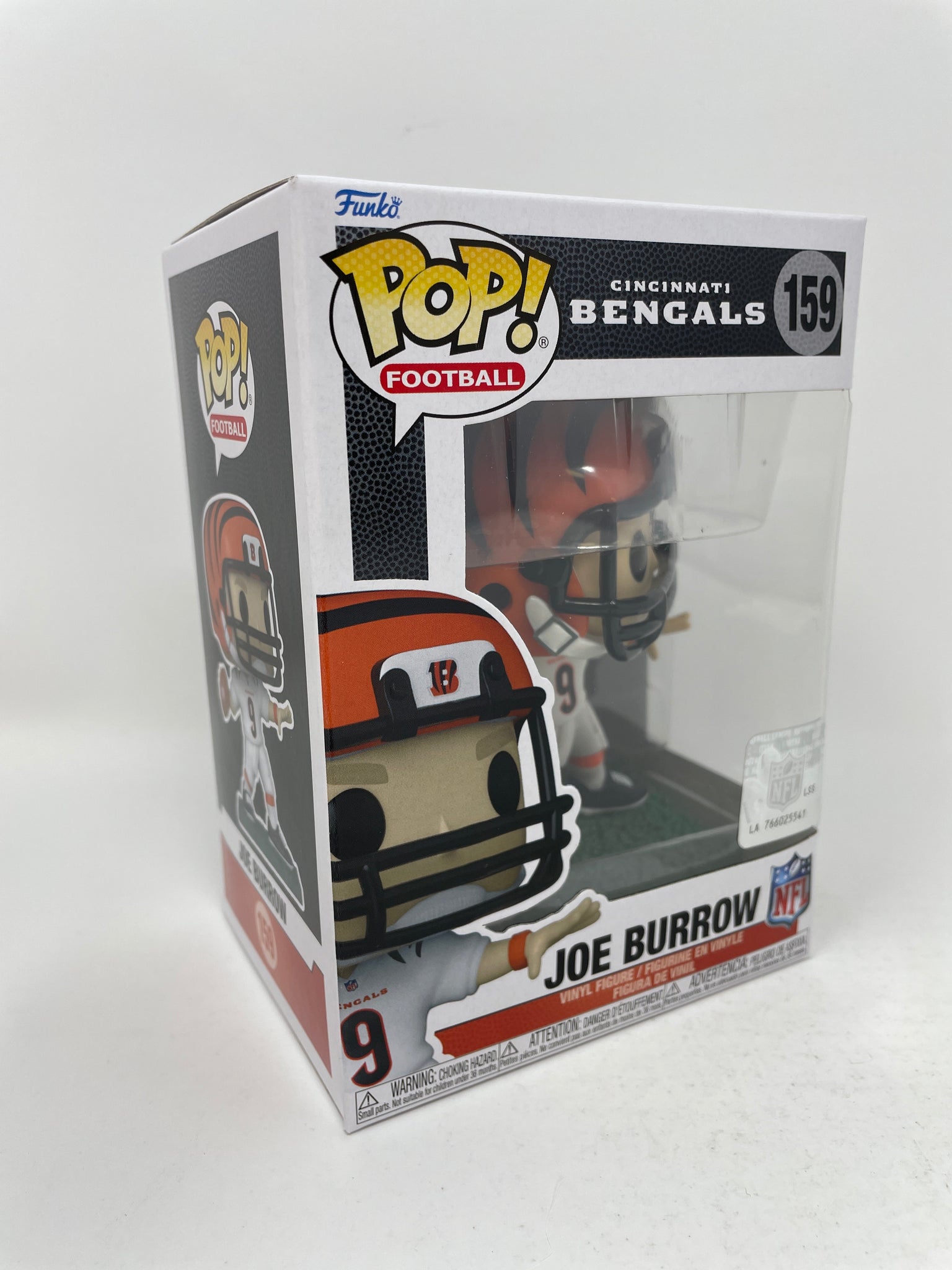 Funko POP! NFL Football Joe Burrow Cincinnati Bengals Figure #159