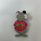 Bernard Pin From The Rescuers Down Under - Disney Red Shirt Hat Off Mouse