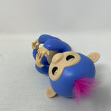 WowWee Fingerlings Monkey, Interactive Toy, Blue w/Pink Hair