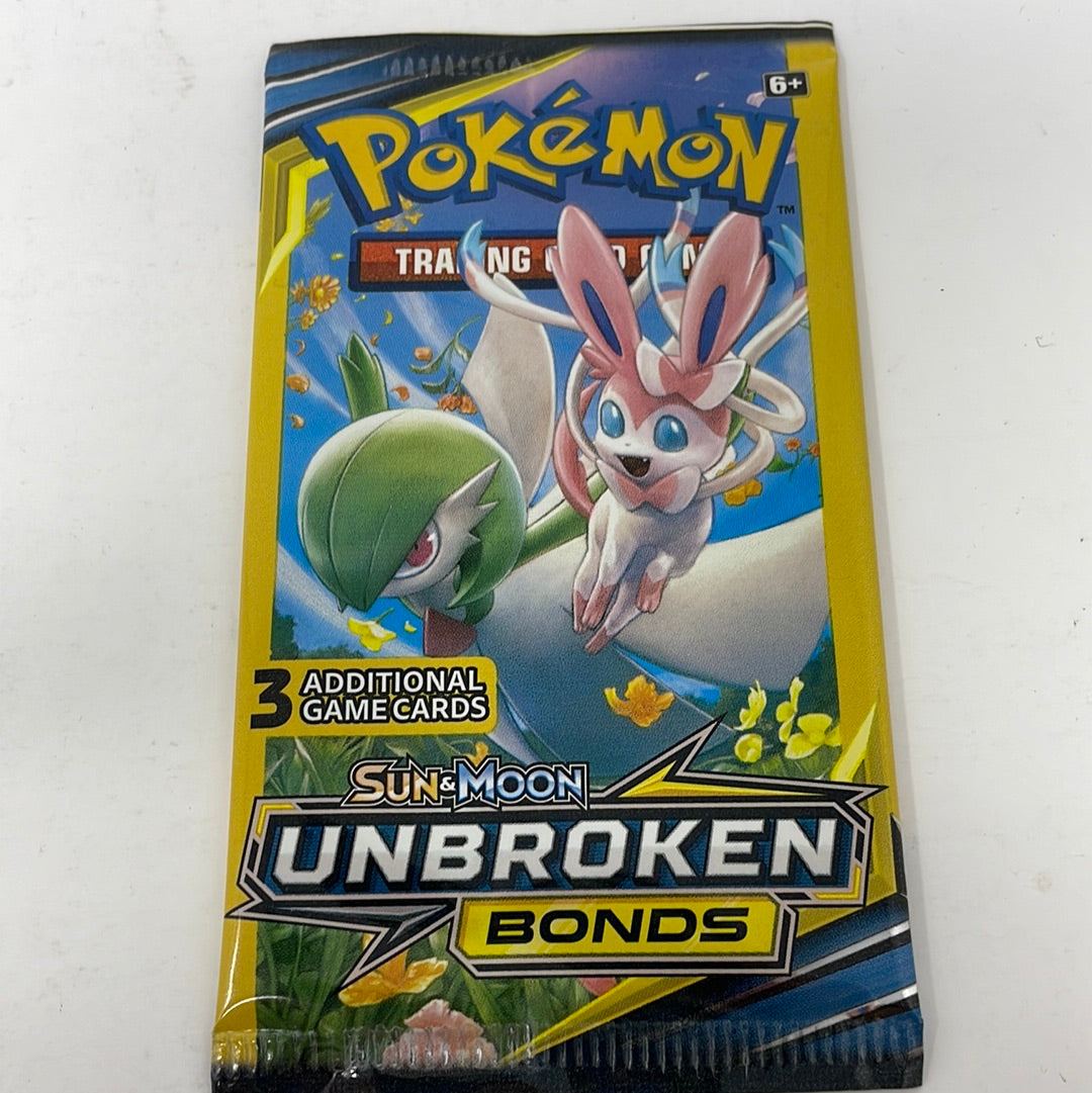 Pokemon Sun & Moon Unbroken Bonds 3 Card Mini Pack Sylveon Gardevoir U –  shophobbymall