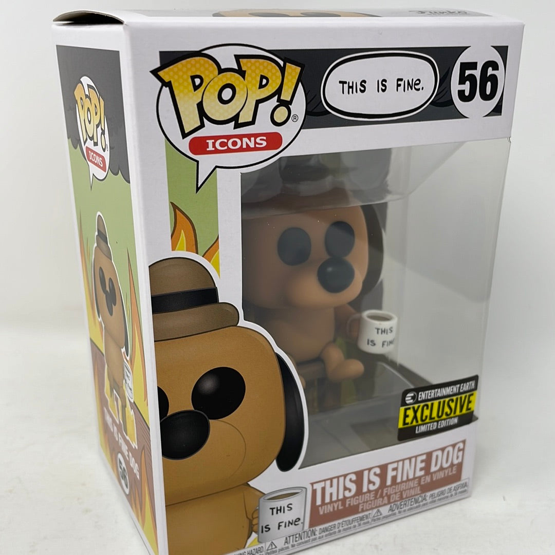 POP! Icons: 56 This is Fine., This is Fine Dog Exclusive