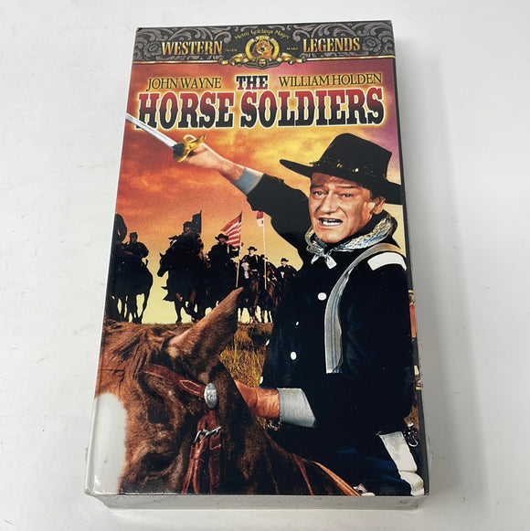VHS Western Legends The Horse Soldiers Brand New