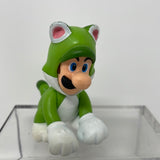 World of Nintendo Super Mario 3D World 2.5" Figure Cat Luigi Jakks