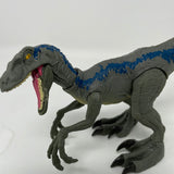 Jurassic World Park Savage Strike Velociraptor Blue Dinosaur Forward Leap Figure