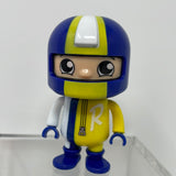 Ryan’s World Action Figure Race Car Driver Ryan Yellow, Blue and White Outfit