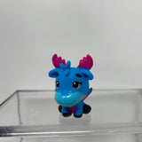 HATCHIMALS COLLEGGTIBLES FIGURE Blue and Pink Moose with Pink Wings