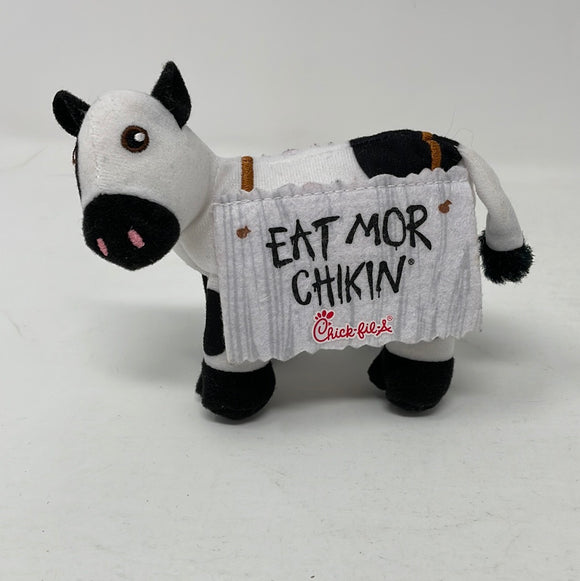 Chick Fil A Cow Plush Christmas Ornament Eat Mor Chikin More Chicken  Rudolph Red
