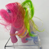 My Little Pony G3 Pink Pony With 3D Butterfly Cutie Mark And Rainbow Hair MLP
