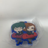 Gashapon Jujutsu Kaisen Chara Banchokou Rubber Mascot 2 Maki Zenin and Nobara Kugisaki